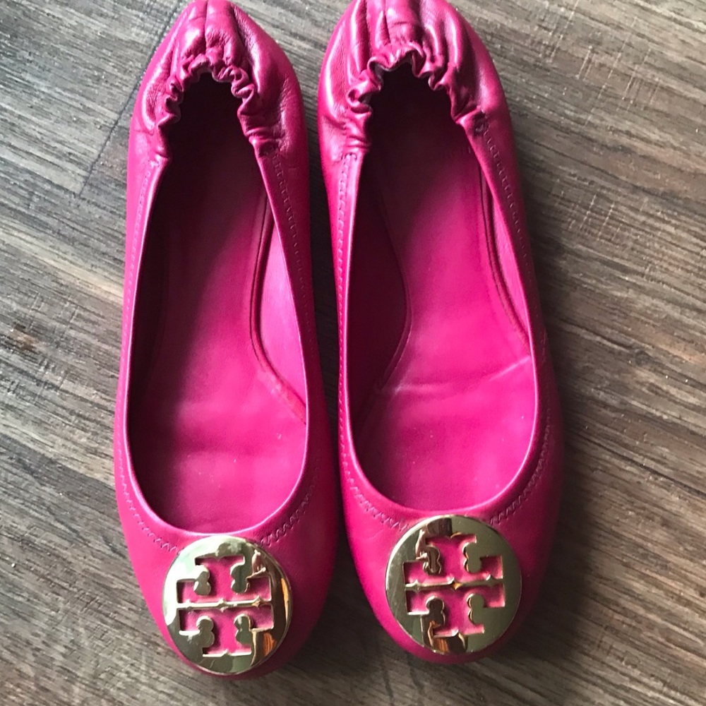 Hot Pink Tory Burch Flat